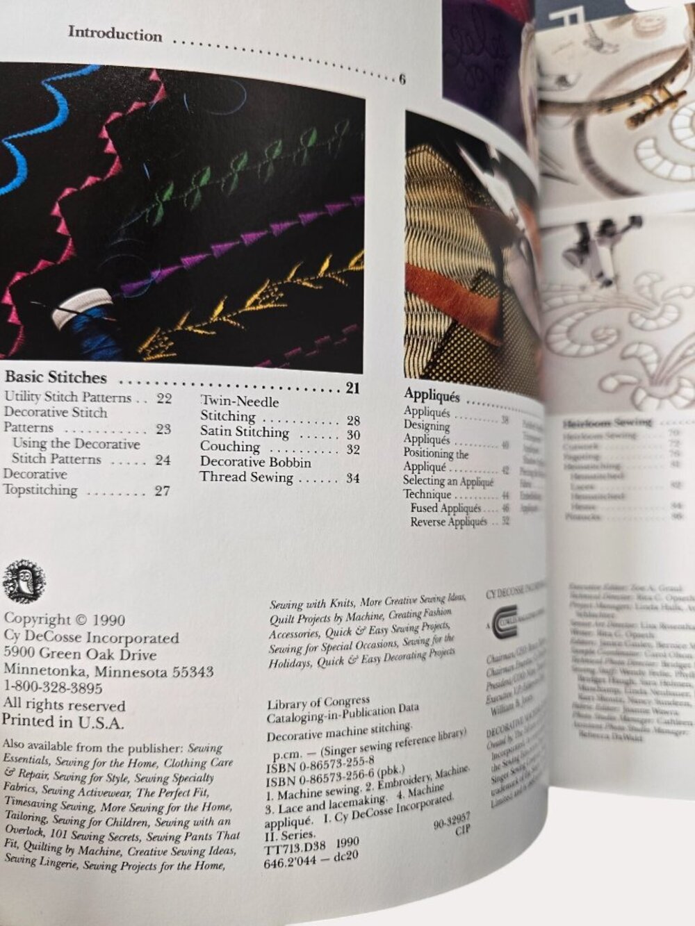 Singer Decorative Machine Stitching Sewing Reference Library Book - Picture 3 of 7